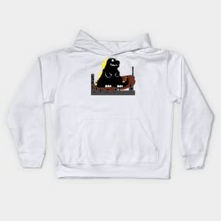 Baby Godzilla Kids Hoodie